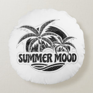 Summer Mood Round Cushion