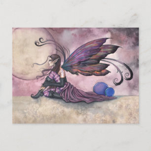 Summer Moon Fairy Postcard by Molly Harrison