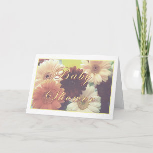 Summer Morning Baby Shower Daisy Greeting Card