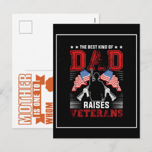 Summer, Mother's Day, Father's Day, Memorial Day Holiday Postcard