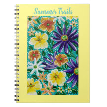 Summer Mountain Fields Notebook
