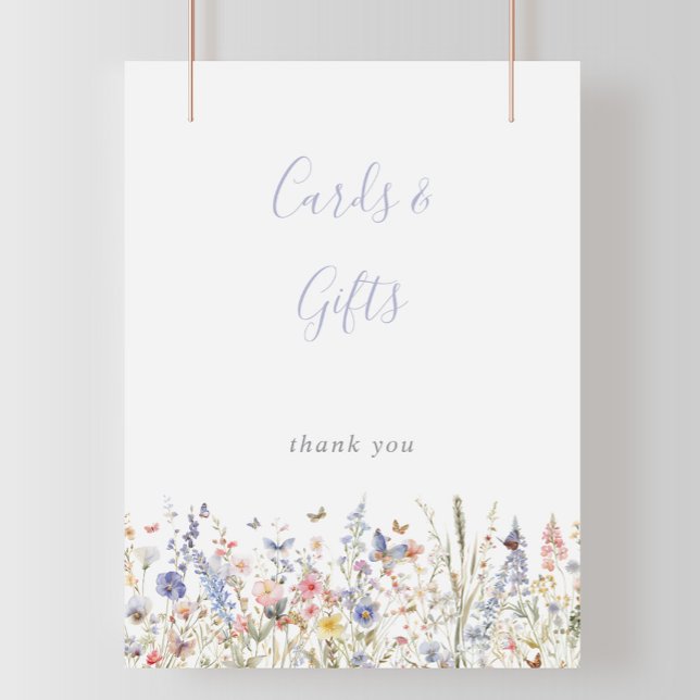 Summer Multicolor Wildflower Cards and Gifts Sign (Creator Uploaded)