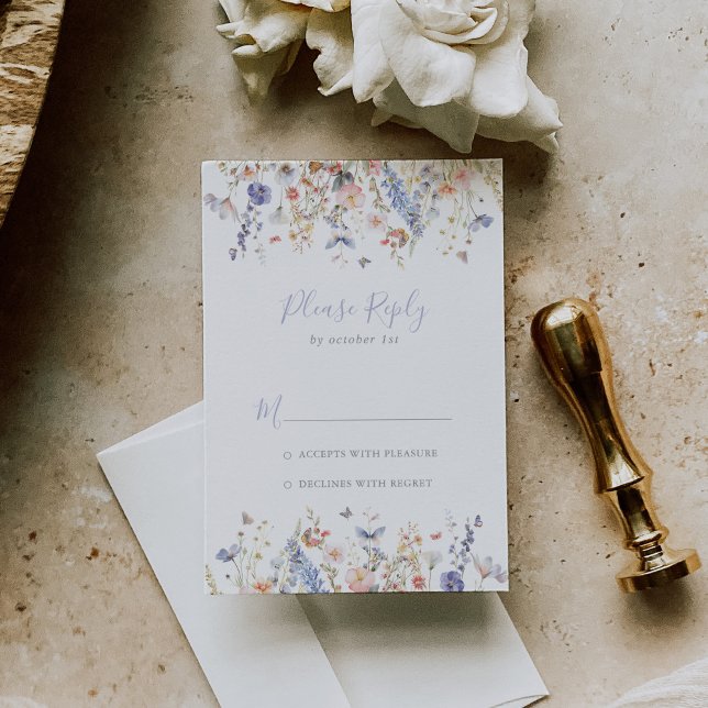 Summer Multicolor Wildflower RSVP (Creator Uploaded)