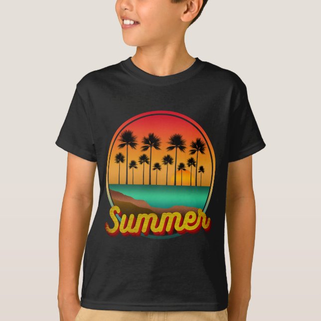 summer nature sunset T-Shirt (Front)