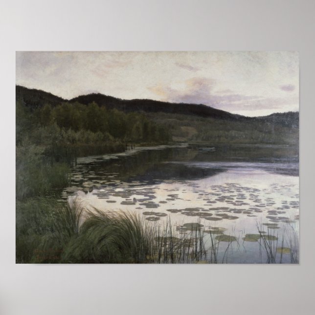 Summer Night, 1886 Poster (Front)