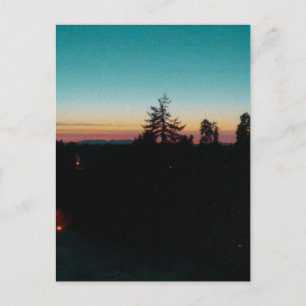 Summer night in the  Pacific Northwest Holiday Postcard