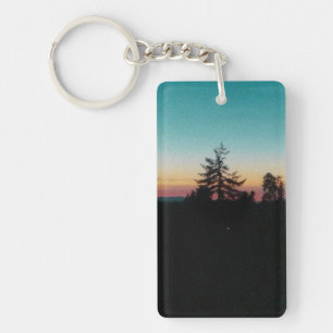 Summer night in the Pacific Northwest Key Ring