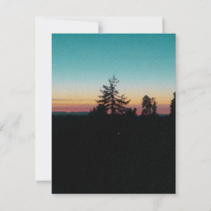 Summer night in the Pacific Northwest RSVP Card