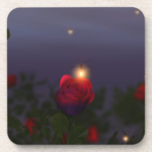 Summer Nightlights Cork Coasters