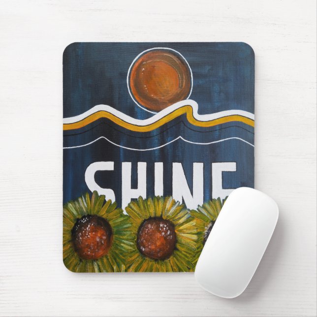 Summer Nights Painting by Alfred Fox Mouse Mat (With Mouse)