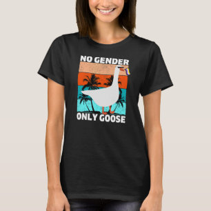 Summer Non binary Pride NB No Gender Only Goose LG T-Shirt