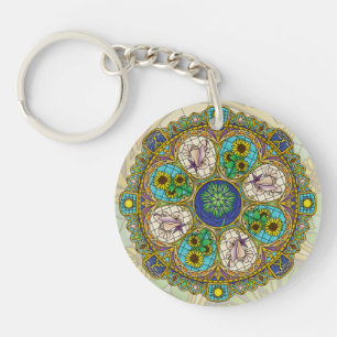 Summer Nouveau Acrylic Keychain