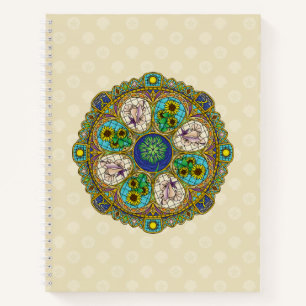 Summer Nouveau Spiral Notebook