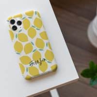 Summer Novelty Lemon-Patterned Personalised