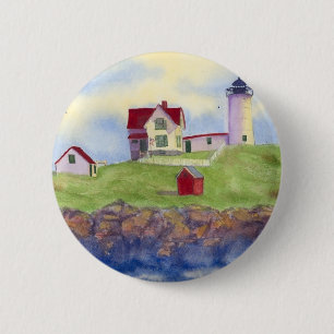 summer nubble 6 cm round badge