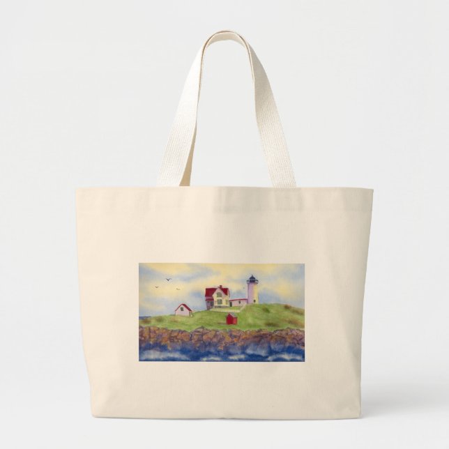 summer nubble large tote bag (Front)