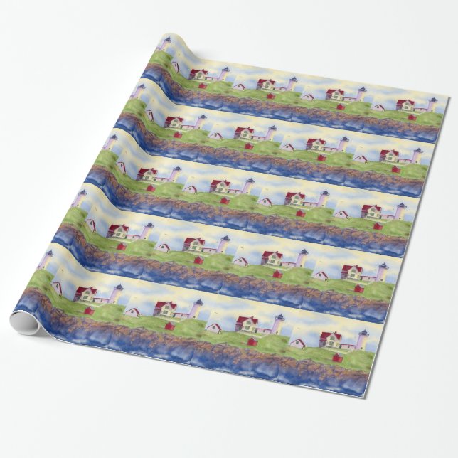 summer nubble wrapping paper (Unrolled)