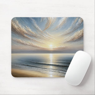 Summer Ocean Sunrise Mouse Mat