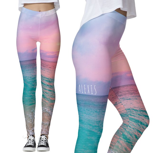 Summer Ocean Sunset Leggings (Creator Uploaded)