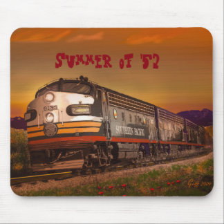 Summer of '52 Southern Pacific F Unit in CA Mouse Mat