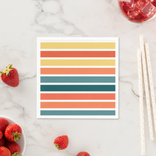 Summer of '77 Stripes Napkin