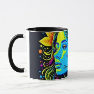Summer of Love, Hippy, Flower Power, Personalised Mug