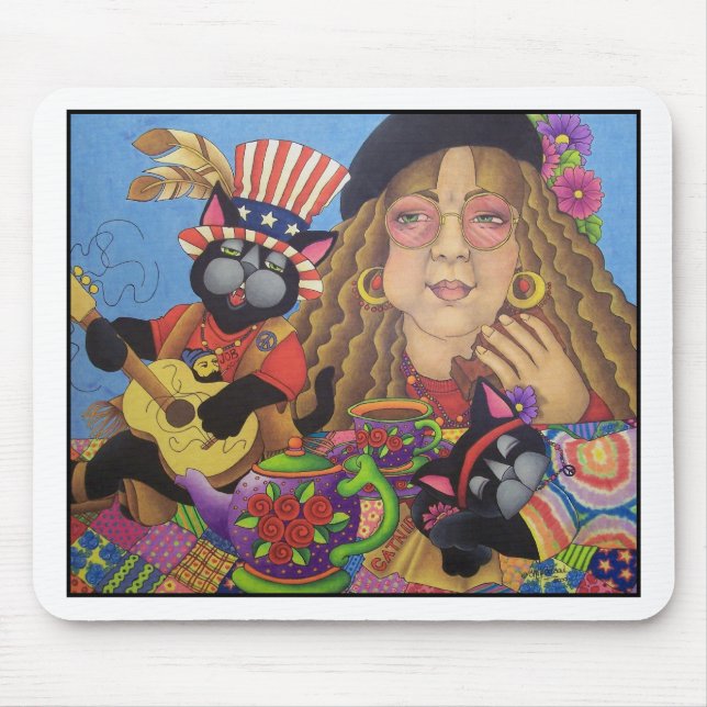 Summer of Love Mouse Mat (Front)