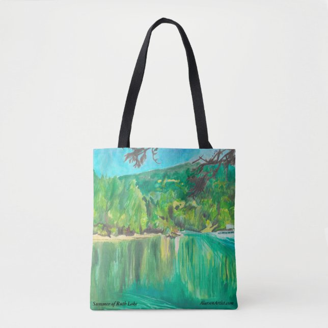 "Summer of Ruth Lake" by Amber Larsen Tote Bag (Front)