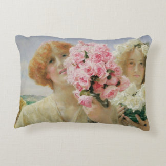 Summer Offering by Sir Lawrence Alma-Tadema Decorative Cushion