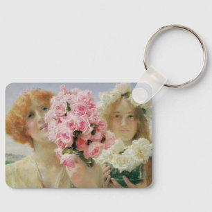 Summer Offering by Sir Lawrence Alma-Tadema Key Ring