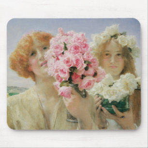 Summer Offering by Sir Lawrence Alma-Tadema Mouse Mat
