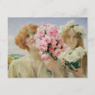 Summer Offering by Sir Lawrence Alma-Tadema Postcard