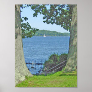 Summer on Sodus Bay Poster