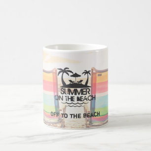 Summer on the Beach Personalised Coffee Mug