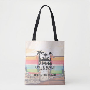 Summer on the  Beach   Personalised Tote Bag