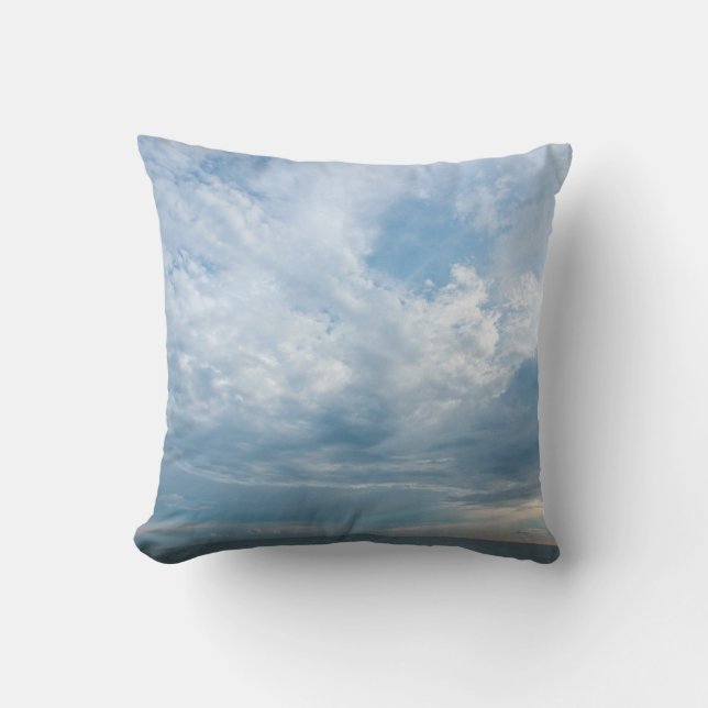 Summer on the beach with sunset sky. Copy space. M Cushion (Front)
