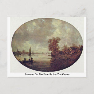 Summer On The River By Jan Van Goyen Postcard