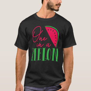 Summer One In A Melon Boys Girls Watermelon T-Shirt
