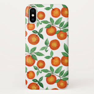 Summer Oranges Citrus Watercolor Fruit Pattern Case-Mate iPhone Case