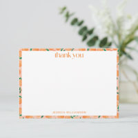 Summer Oranges Fruit Watercolor Pink Baby Shower