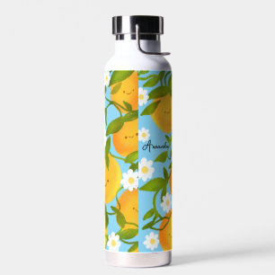 Summer Oranges Tree Garden Water Bottle
