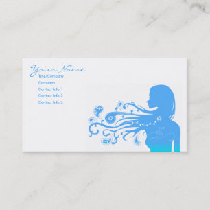 summer paisley business card