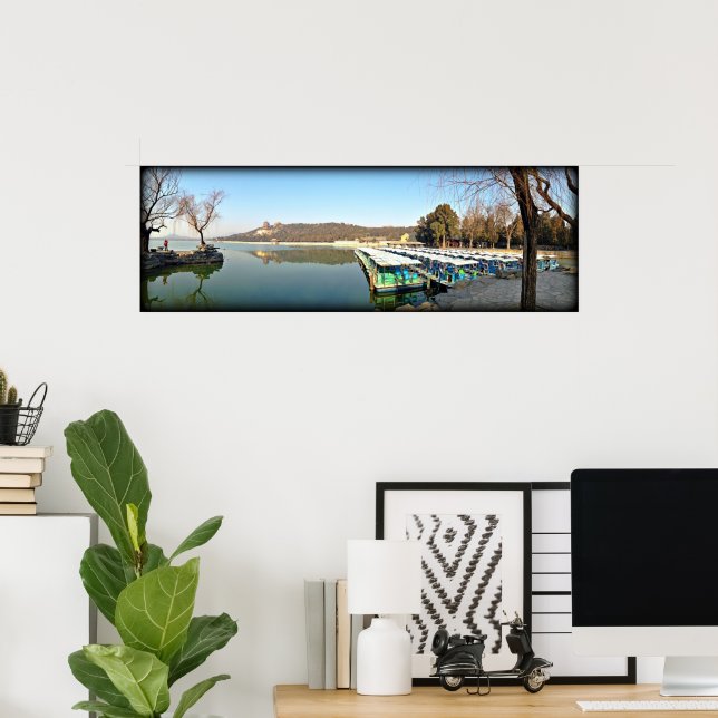Summer Palace Boats Poster (Home Office)