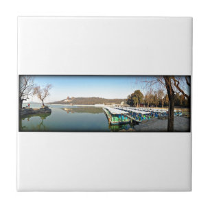 Summer Palace Boats Tile