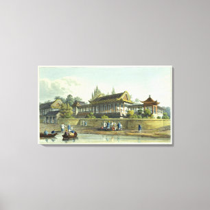 Summer Palace of the Emperor, Opposite the City of Canvas Print