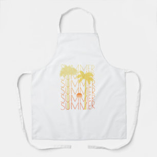 Summer Palm Tree Apron