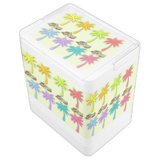 Summer Palm Trees Igloo Can Cooler Igloo Cooler