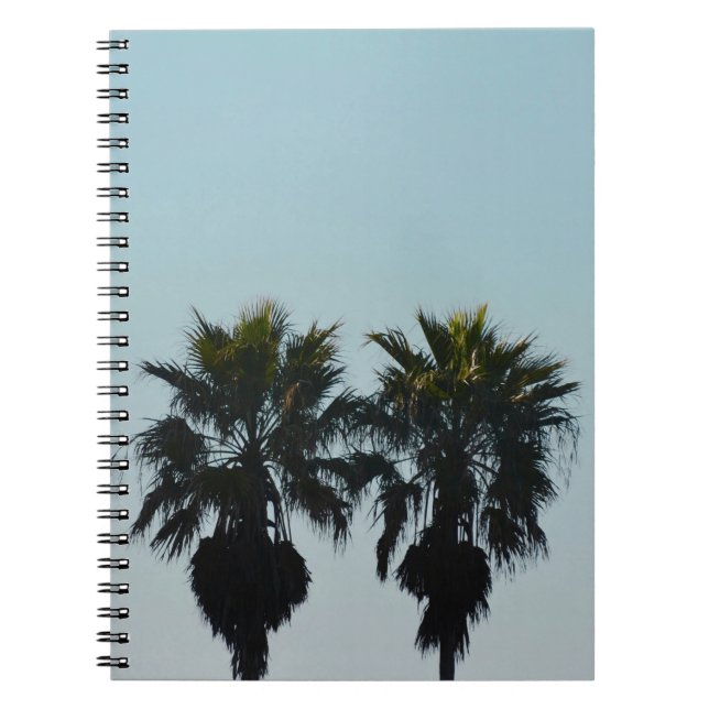 Summer Palm Trees Notebook (Front)