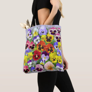 Summer Pansies Tote Bag