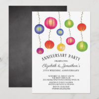 Summer Paper Lanterns Anniversary Party